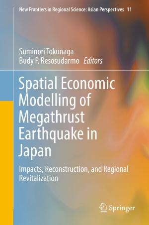 Cover of the book Spatial Economic Modelling of Megathrust Earthquake in Japan by Ivo Häring