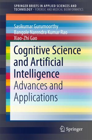 Cover of the book Cognitive Science and Artificial Intelligence by Hema Singh, Harish Singh Rawat, Simy Antony