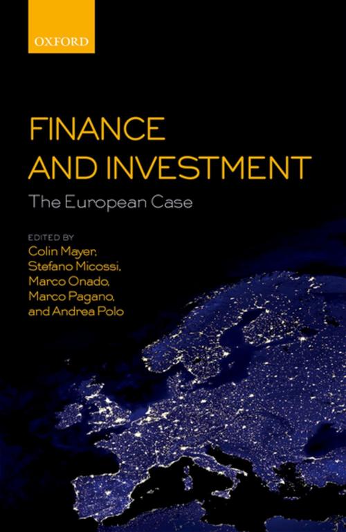 Cover of the book Finance and Investment: The European Case by , OUP Oxford