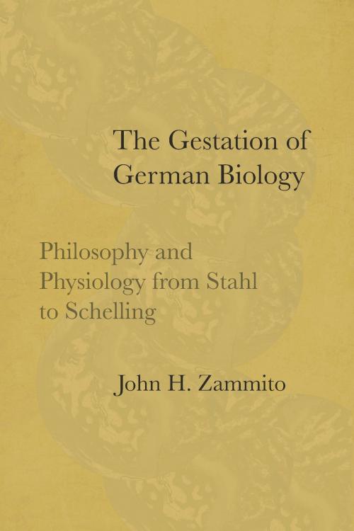 Cover of the book The Gestation of German Biology by John H. Zammito, University of Chicago Press