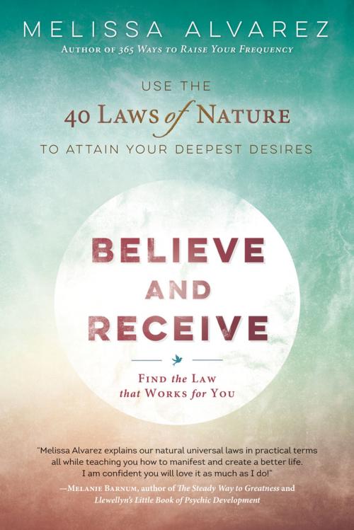 Cover of the book Believe and Receive by Melissa Alvarez, Llewellyn Worldwide, LTD.