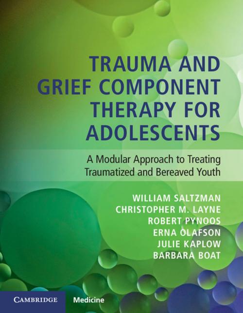 Cover of the book Trauma and Grief Component Therapy for Adolescents by William Saltzman, Christopher Layne, Robert Pynoos, Erna Olafson, Julie Kaplow, Barbara Boat, Cambridge University Press