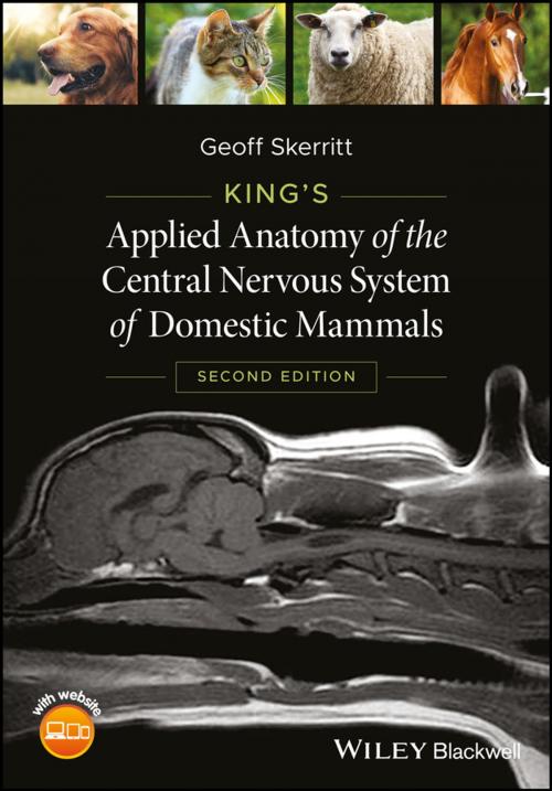 Cover of the book King's Applied Anatomy of the Central Nervous System of Domestic Mammals by Geoff Skerritt, Wiley