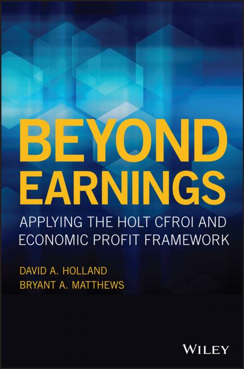Cover of the book Beyond Earnings by David A. Holland, Bryant A. Matthews, Wiley