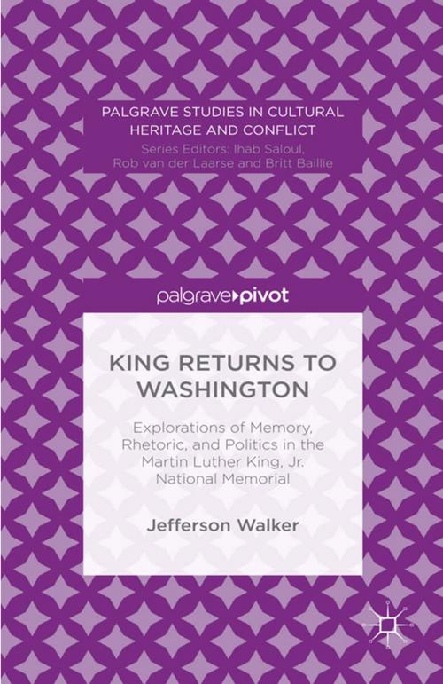 Cover of the book King Returns to Washington by Jefferson Walker, Palgrave Macmillan US