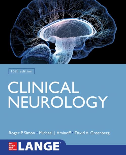Cover of the book Lange Clinical Neurology, 10th Edition by Roger P. Simon, David Greenberg, Michael J. Aminoff, McGraw-Hill Education