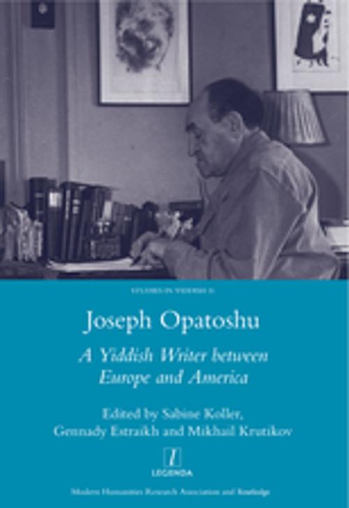 Cover of the book Joseph Opatoshu by Sabine Koller, Taylor and Francis