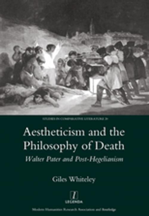 Cover of the book Aestheticism and the Philosophy of Death by Giles Whitely, Taylor and Francis