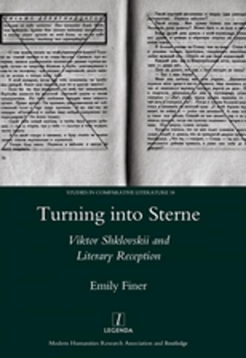 Cover of the book Turning into Sterne by Emily Finer, Taylor and Francis