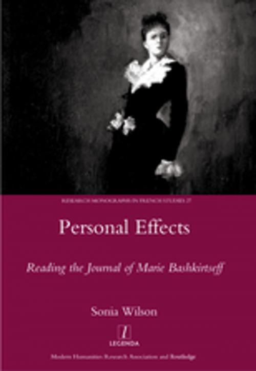 Cover of the book Personal Effects by Sonia Wilson, Taylor and Francis