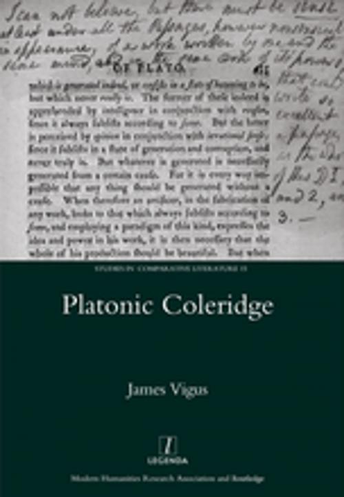 Cover of the book Platonic Coleridge by James Vigus, Taylor and Francis