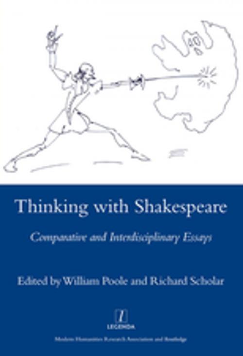 Cover of the book Thinking with Shakespeare by William Poole (New College, Oxford), Taylor and Francis