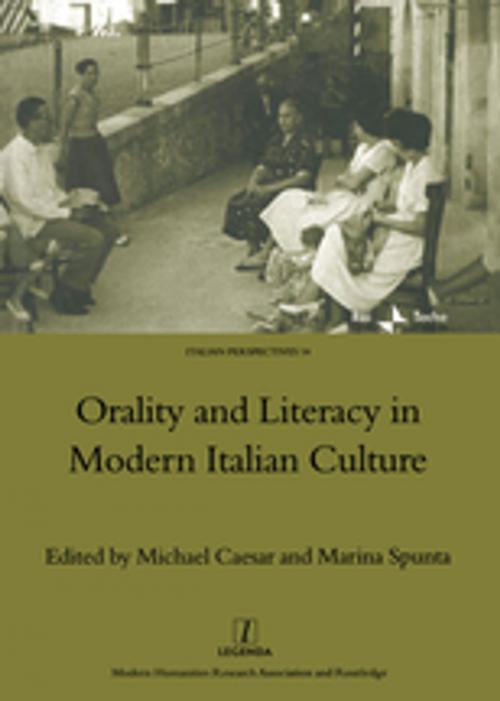 Cover of the book Orality and Literacy in Modern Italian Culture by Michael Caesar, Taylor and Francis