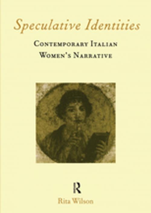 Cover of the book Speculative Identities by Rita Wilson, Taylor and Francis