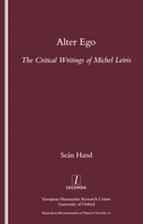 Cover of the book Alter Ego by Sean Hand, Taylor and Francis