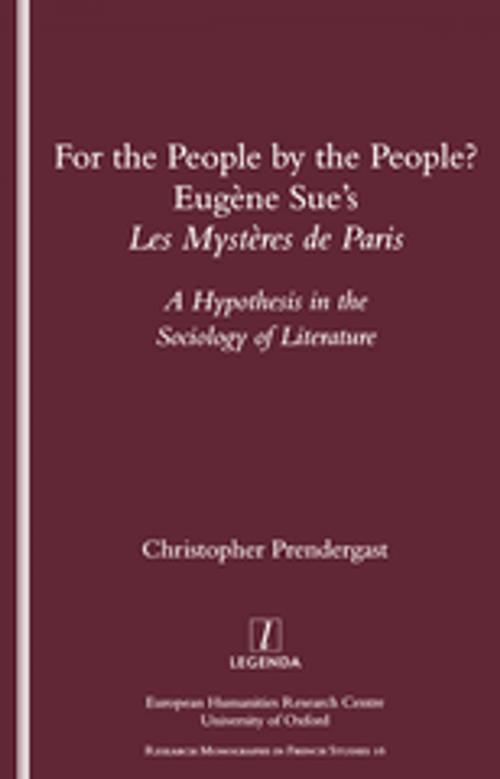 Cover of the book For the People, by the People? by Christopher Prendergast, Taylor and Francis