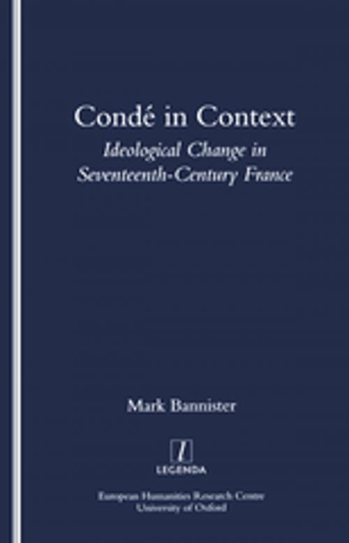 Cover of the book Conde in Context by Mark Bannister, Taylor and Francis