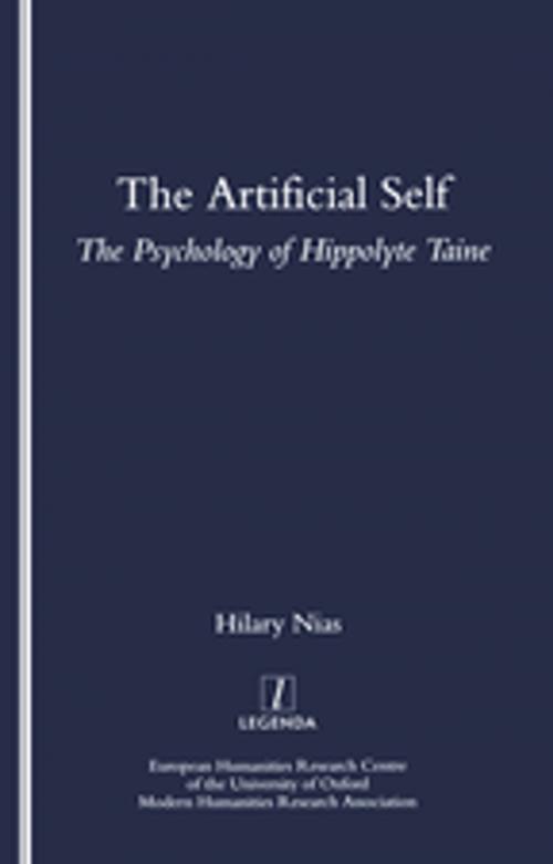 Cover of the book The Artificial Self by Hilary Nias, Taylor and Francis