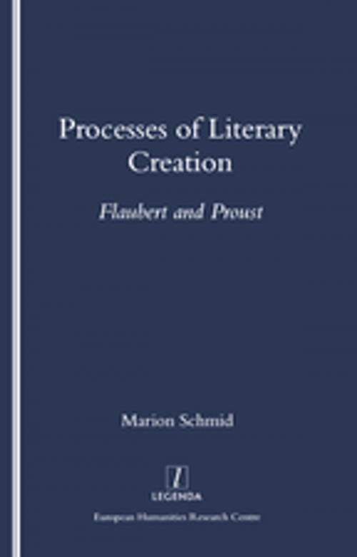 Cover of the book Processes of Literary Creation by Marion Schmid, Taylor and Francis