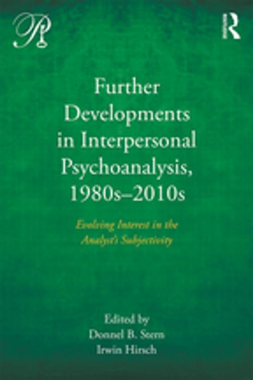 Cover of the book Further Developments in Interpersonal Psychoanalysis, 1980s-2010s by , Taylor and Francis