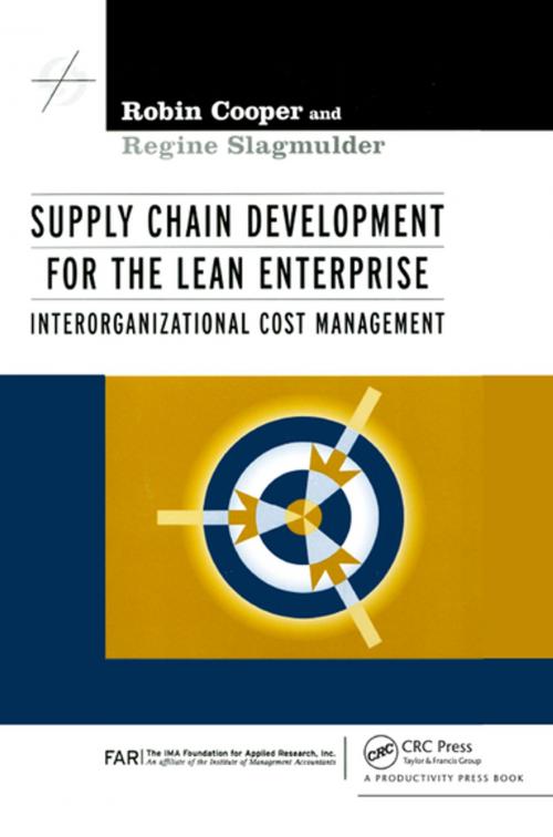Cover of the book Supply Chain Development for the Lean Enterprise by Robin Cooper, Taylor and Francis