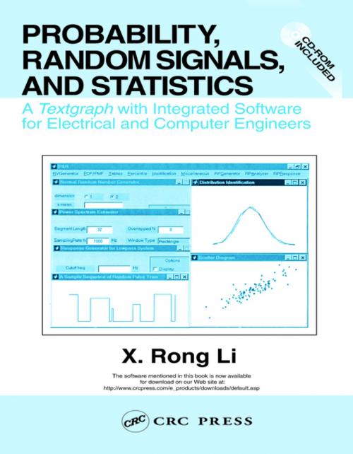 Cover of the book Probability, Random Signals, and Statistics by X. Rong Li, CRC Press