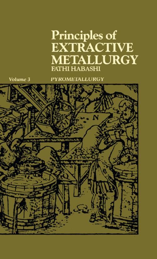 Cover of the book Principles of Extractive Metallurgy by F. Habashi, CRC Press