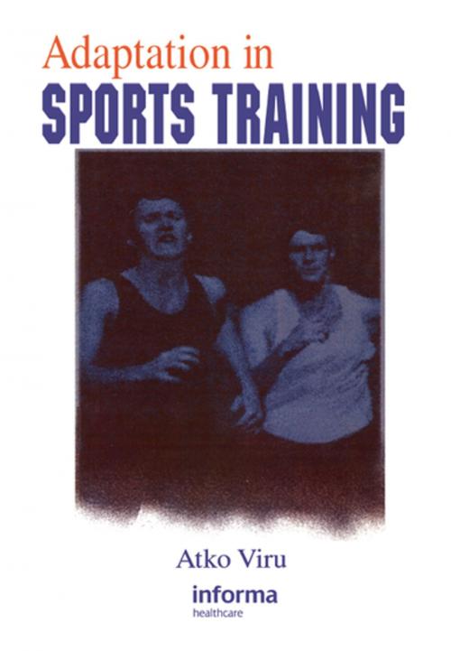 Cover of the book Adaptation in Sports Training by Atko Viru, Taylor and Francis