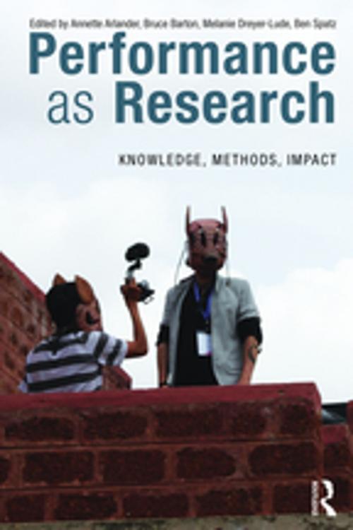 Cover of the book Performance as Research by , Taylor and Francis