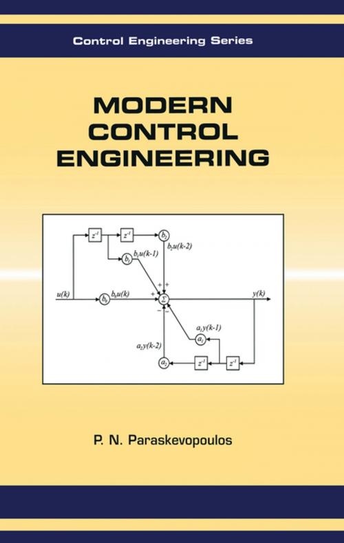 Cover of the book Modern Control Engineering by P.N. Paraskevopoulos, CRC Press