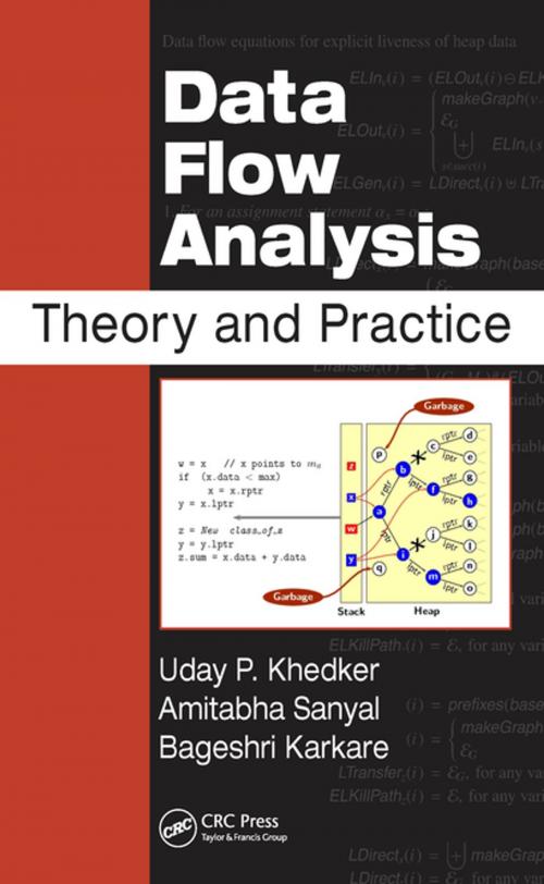 Cover of the book Data Flow Analysis by Uday Khedker, Amitabha Sanyal, Bageshri Sathe, CRC Press