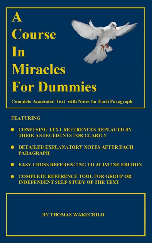 Cover of the book A Course In Miracles For Dummies by Thomas Wakechild, Thomas Wakechild