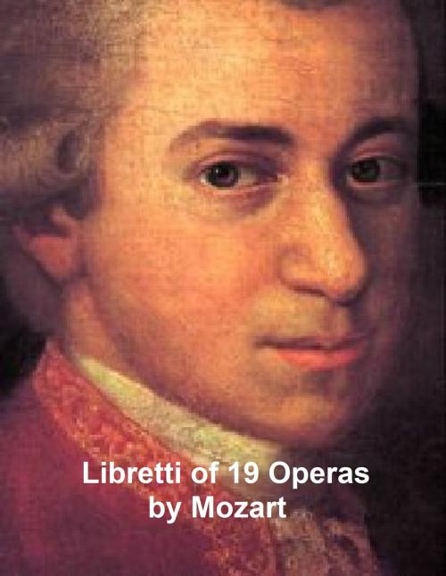 Cover of the book Mozart: libretti of 19 operas by Wolfgang Amadeus Mozart, Seltzer Books