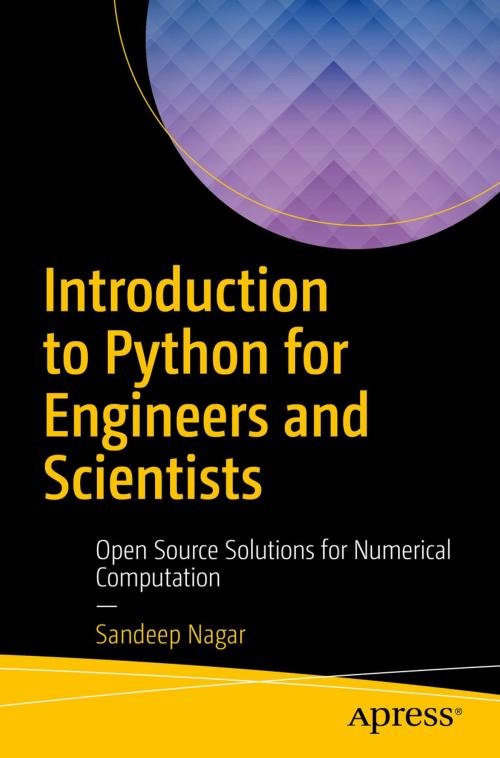 Cover of the book Introduction to Python for Engineers and Scientists by Sandeep Nagar, Apress