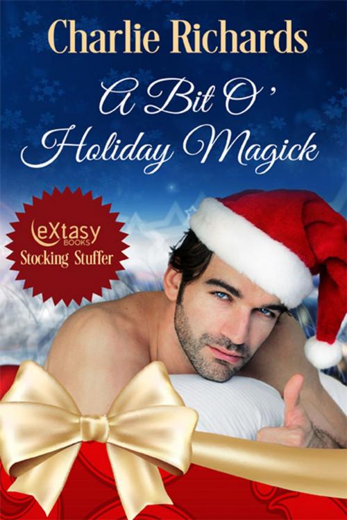 Cover of the book A Bit O' Holiday Magick by Charlie Richards, eXtasy Books Inc
