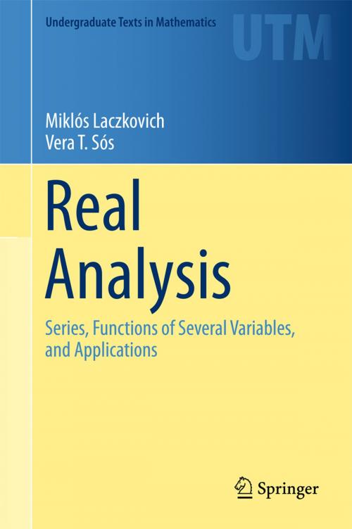 Cover of the book Real Analysis by Miklós Laczkovich, Vera T. Sós, Springer New York