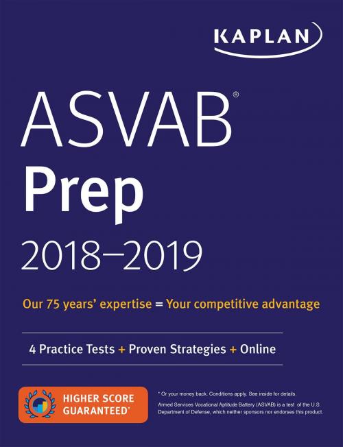 Cover of the book ASVAB Prep 2018-2019 by Kaplan Test Prep, Kaplan Publishing