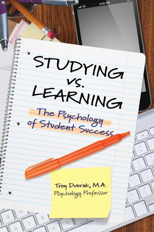 Cover of the book Studying vs. Learning by Troy Dvorak, BookBaby
