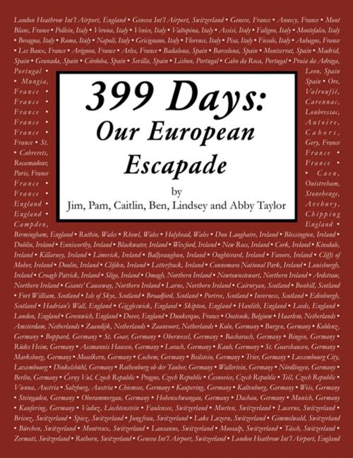 Cover of the book 399 Days by Pam Taylor, AuthorHouse