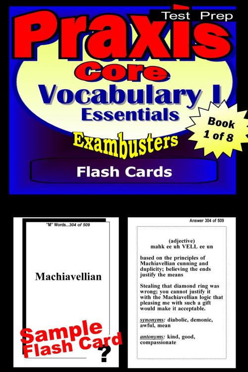 Cover of the book PRAXIS Core Test Prep Essential Vocabulary 1 Review--Exambusters Flash Cards--Workbook 1 of 8 by PRAXIS Core Exambusters, Ace Academics, Inc.