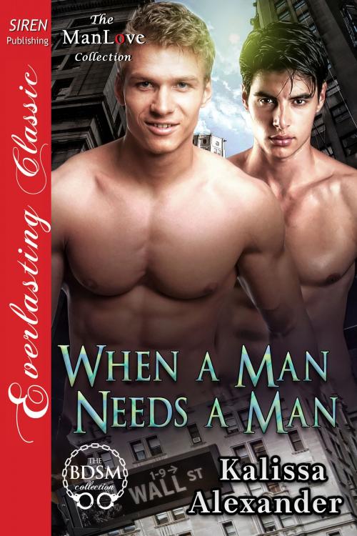 Cover of the book When a Man Needs a Man by Kalissa Alexander, Siren-BookStrand