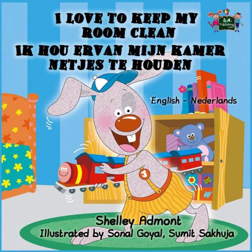 Cover of the book I Love to Keep My Room Clean Ik hou ervan mijn kamer netjes te houden (English Dutch Bilingual Edition) by Shelley Admont, KidKiddos Books Ltd.