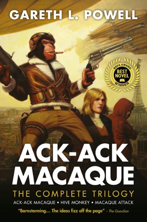 Cover of the book Ack-Ack Macaque: The Complete Trilogy by Gareth L. Powell, Rebellion Publishing Ltd
