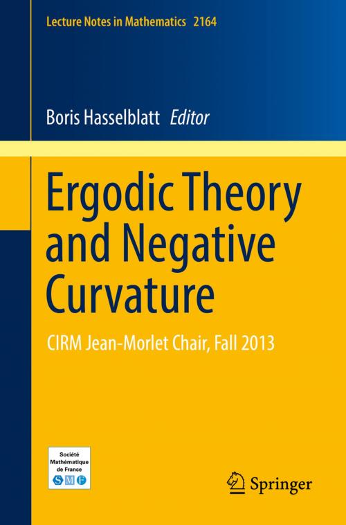 Cover of the book Ergodic Theory and Negative Curvature by , Springer International Publishing