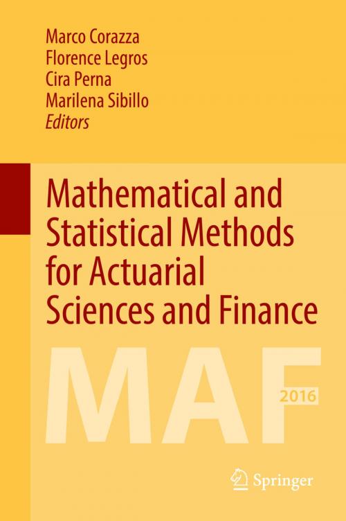 Cover of the book Mathematical and Statistical Methods for Actuarial Sciences and Finance by , Springer International Publishing