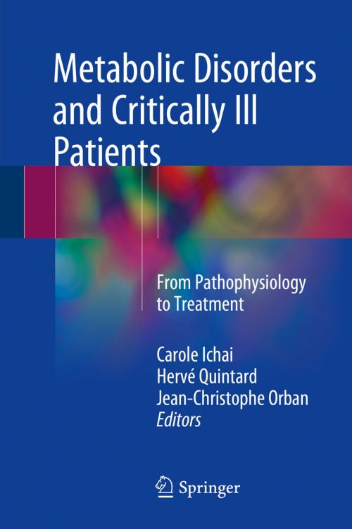 Cover of the book Metabolic Disorders and Critically Ill Patients by , Springer International Publishing