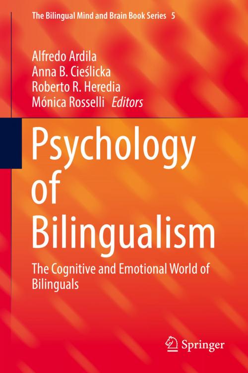 Cover of the book Psychology of Bilingualism by , Springer International Publishing