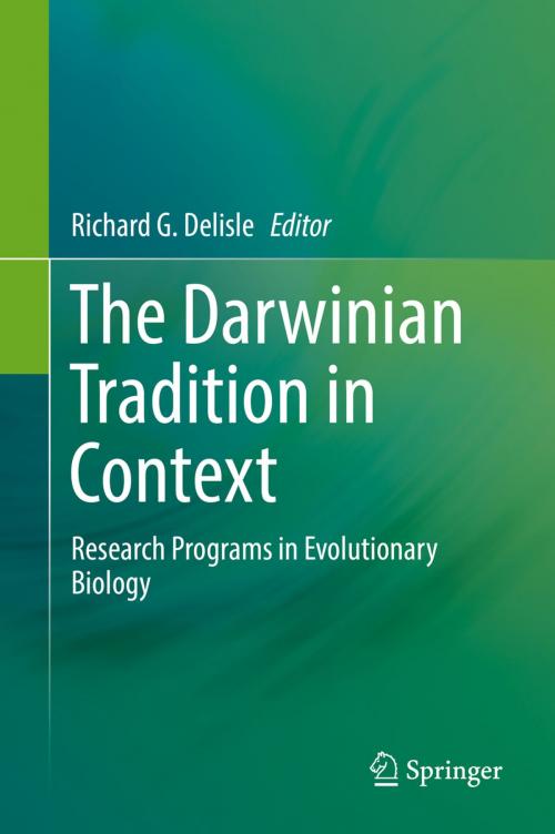 Cover of the book The Darwinian Tradition in Context by , Springer International Publishing