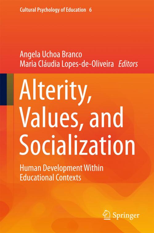 Cover of the book Alterity, Values, and Socialization by , Springer International Publishing