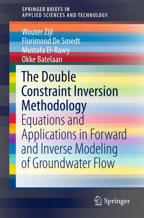Cover of the book The Double Constraint Inversion Methodology by Wouter Zijl, Florimond De Smedt, Mustafa El-Rawy, Okke Batelaan, Springer International Publishing